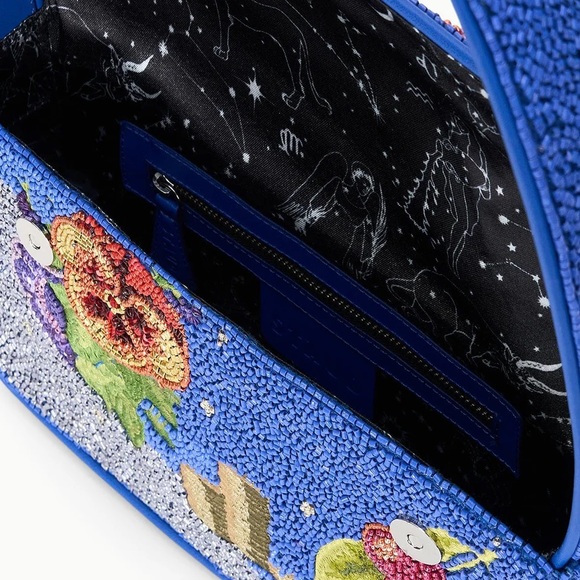 STAUD ZODIAC BEADED TOMMY BAG CAPRICORN - Picture 3 of 8